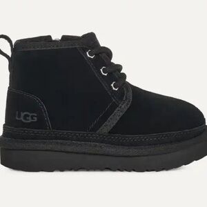 UGG Neumel II Toddler Boots – Black Suede | Kids Size 9